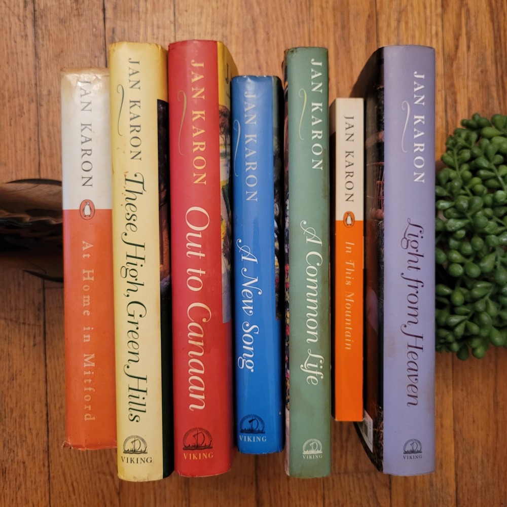 Jan Karon Set of 7 Books Mitford Years Series Signed Hardcover Christian